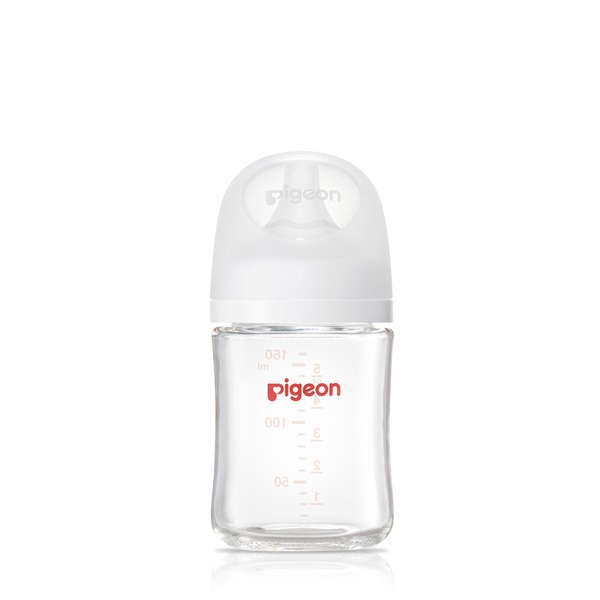 ✨幼齒小舖✨【台灣公司貨】日本 Pigeon 貝親 第三代寬口母乳實感奶瓶 防脹氣奶瓶 玻璃/PPSU奶瓶 160ml-規格圖11
