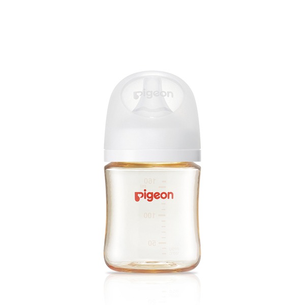 ✨幼齒小舖✨【台灣公司貨】日本 Pigeon 貝親 第三代寬口母乳實感奶瓶 防脹氣奶瓶 玻璃/PPSU奶瓶 160ml-規格圖11