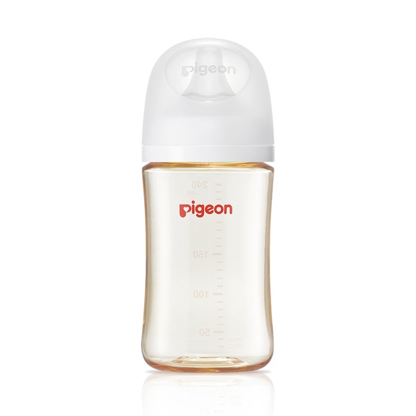 ✨幼齒小舖✨【台灣公司貨】日本 Pigeon 貝親 第三代寬口母乳實感奶瓶 防脹氣奶瓶 玻璃/PPSU奶瓶 160ml-規格圖11