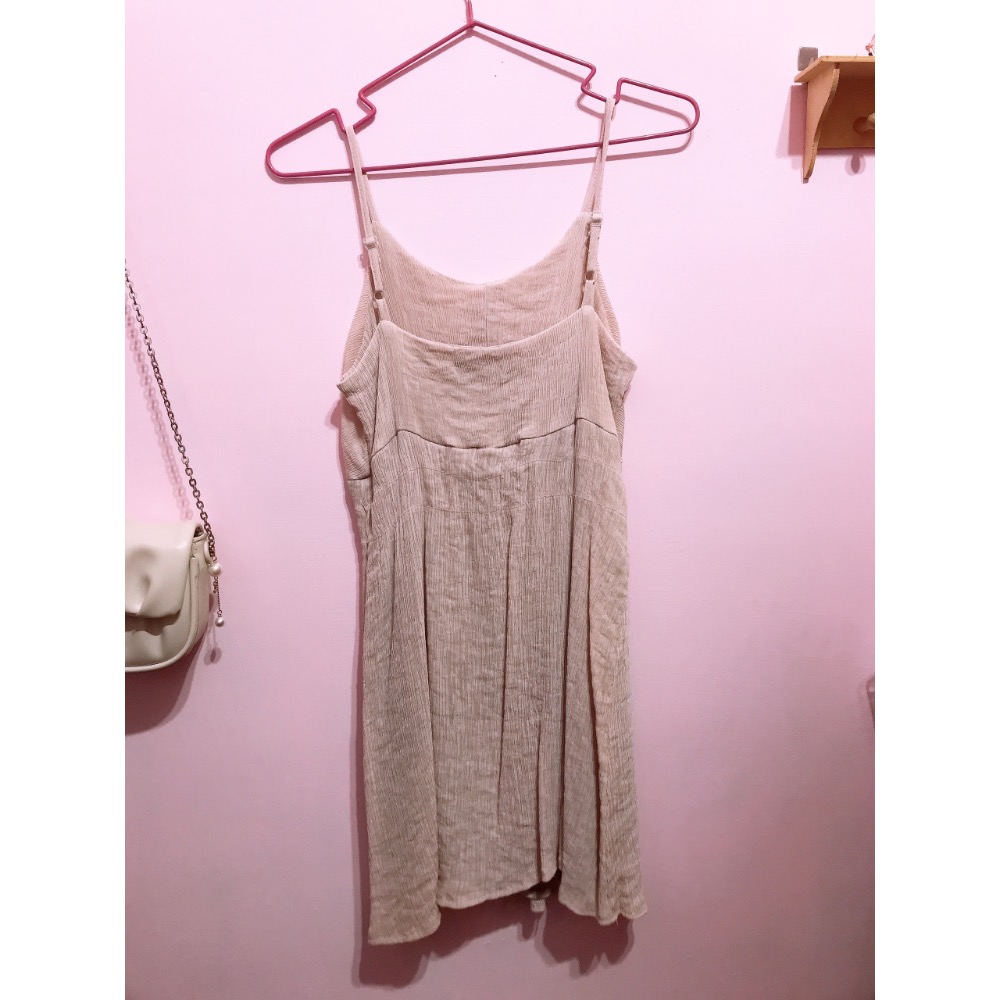 可調式吊帶彈性鬆緊洋裝-細節圖2