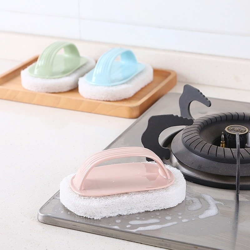 台灣現貨｜浴室刷子 浴缸刷 磁磚刷 去污刷子 洗鍋刷 清潔刷 帶手柄刷 去污清潔刷｜彤夫人生活百貨-細節圖3