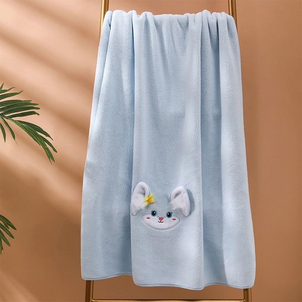狐狸造型珊瑚絨吸水浴巾｜彤夫人生活百貨-細節圖8