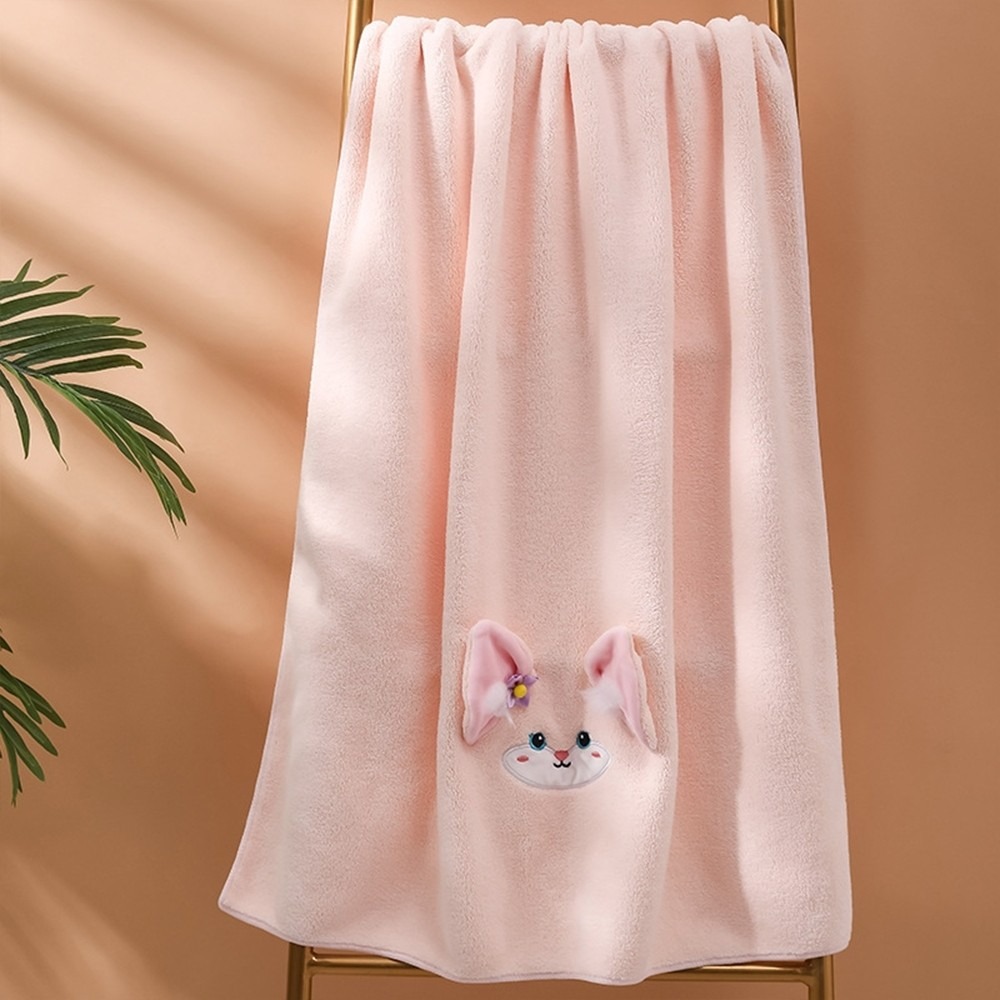 狐狸造型珊瑚絨吸水浴巾｜彤夫人生活百貨-細節圖9