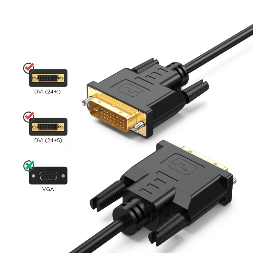 DVI高清螢幕轉接線 1.5公尺公對公 24+1 24+5接頭皆可使用 投影機轉接線 電視螢幕線 顯示器連接線 2k高清-細節圖2