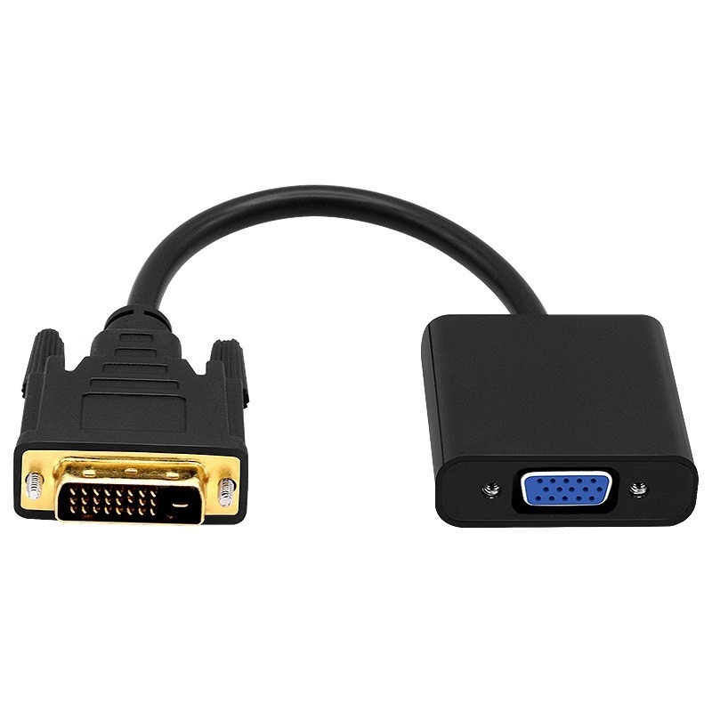 dvi轉vga轉接頭 dvi轉vga轉換器 轉接線 DVI-D(24+1) 公頭轉VGA母頭 電腦轉顯示器 連接器適配器-細節圖7