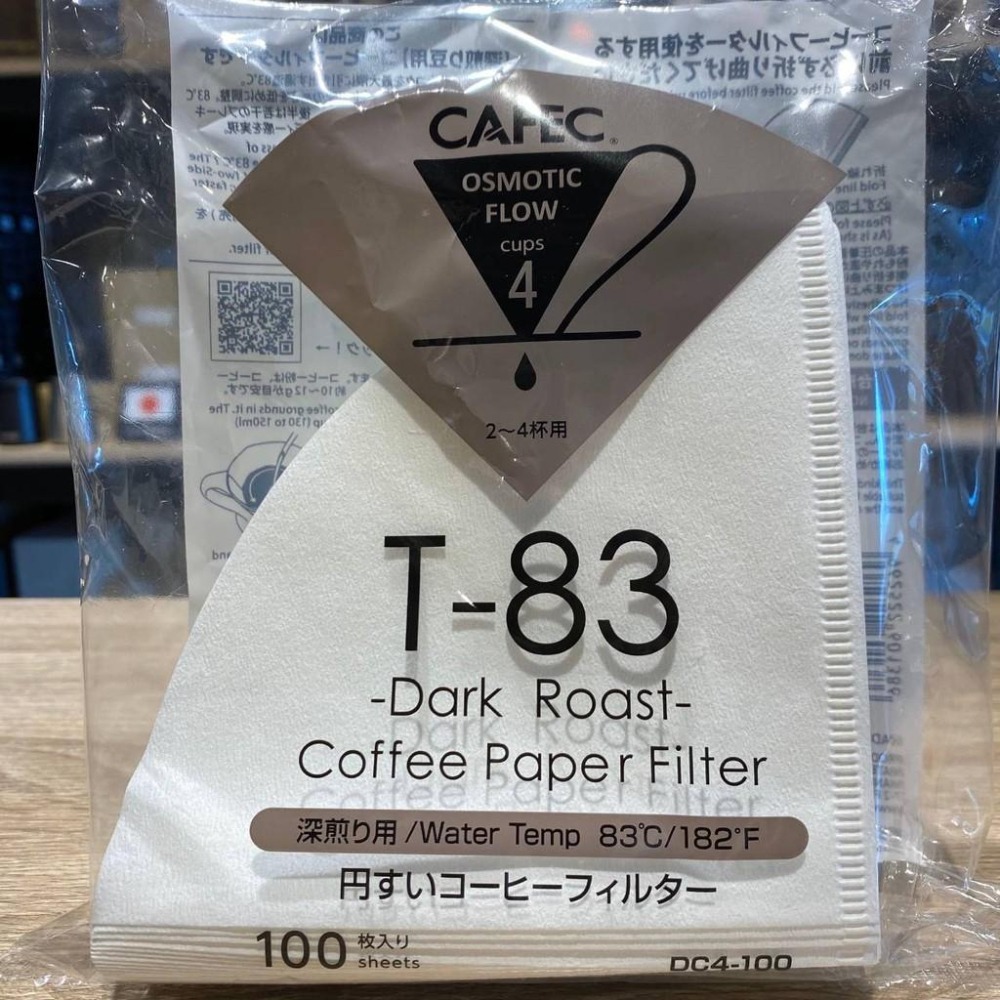 【沐湛伍零貳】日本製三洋 CAFEC 淺焙/中深焙/深焙 專用錐形濾紙 適用2-4杯 V60/KONO 適用-細節圖4