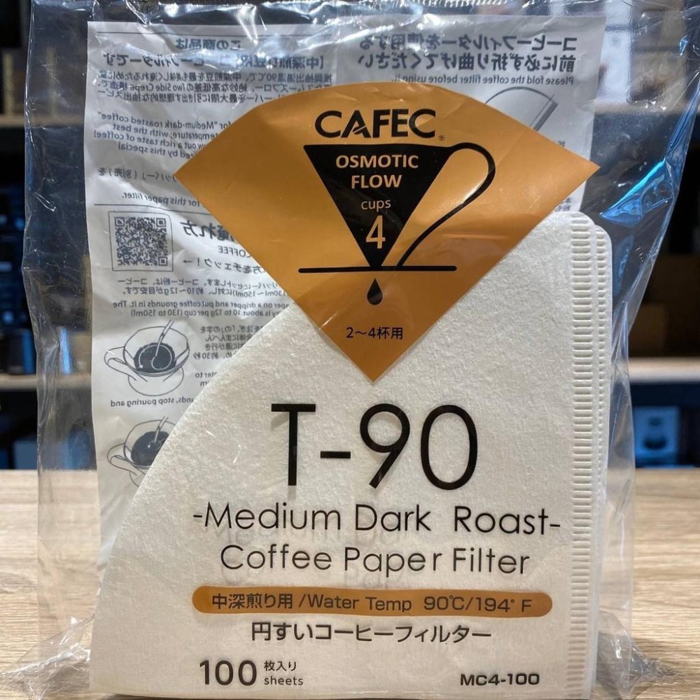 【沐湛伍零貳】日本製三洋 CAFEC 淺焙/中深焙/深焙 專用錐形濾紙 適用2-4杯 V60/KONO 適用-細節圖3