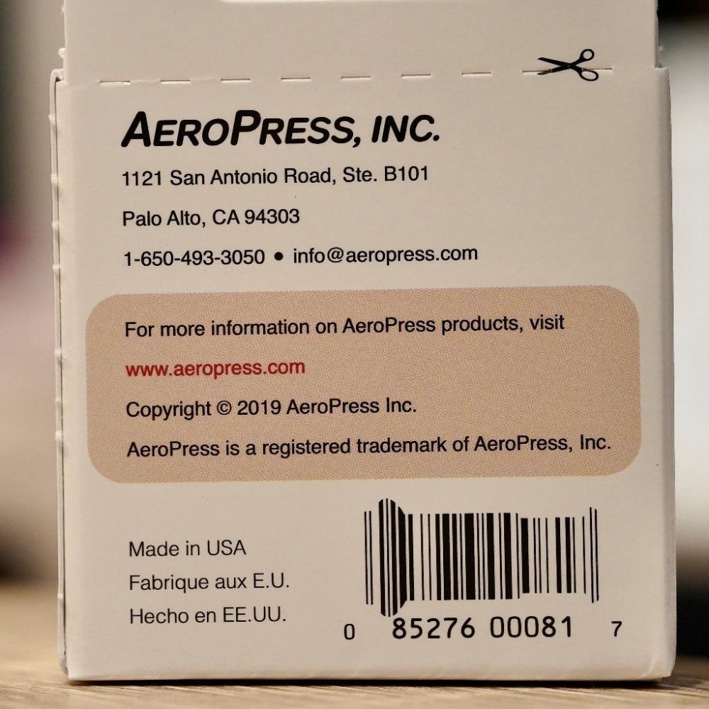 【沐湛伍零貳】AeroPress 愛樂壓 100%美國製造 原裝進口專用特殊濾紙補充包/350張 金屬濾網 標準/極細-細節圖2