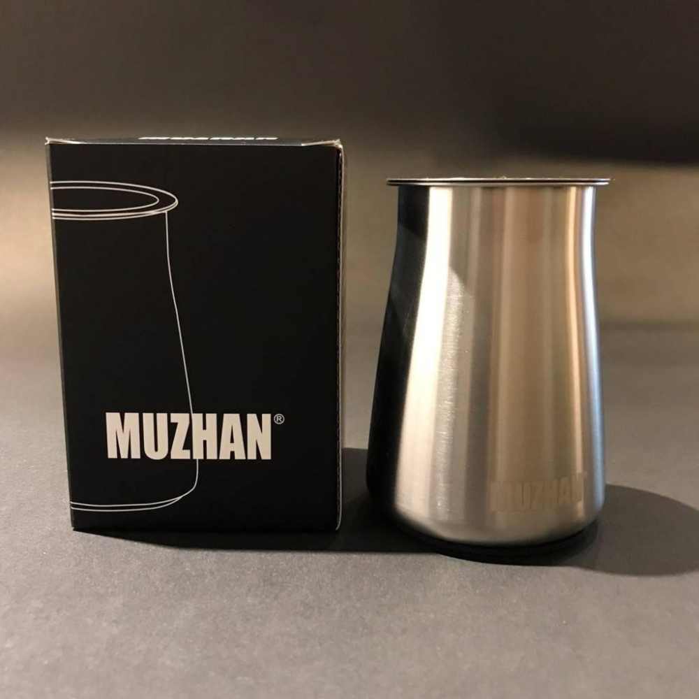 【沐湛伍零貳】MZ 高質感 接粉杯 聞香杯 篩粉器 不銹鋼/消光黑 手工咖啡沖煮神器 Kalita 小富士通用 底部止滑-細節圖9