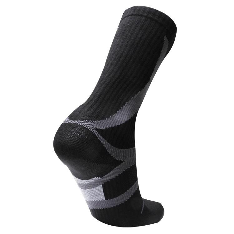 本之豐, MIT 男性半統運動襪, 萊卡精梳棉繃帶加壓抗菌消臭足弓加強(加大尺碼可穿) 款-細節圖3