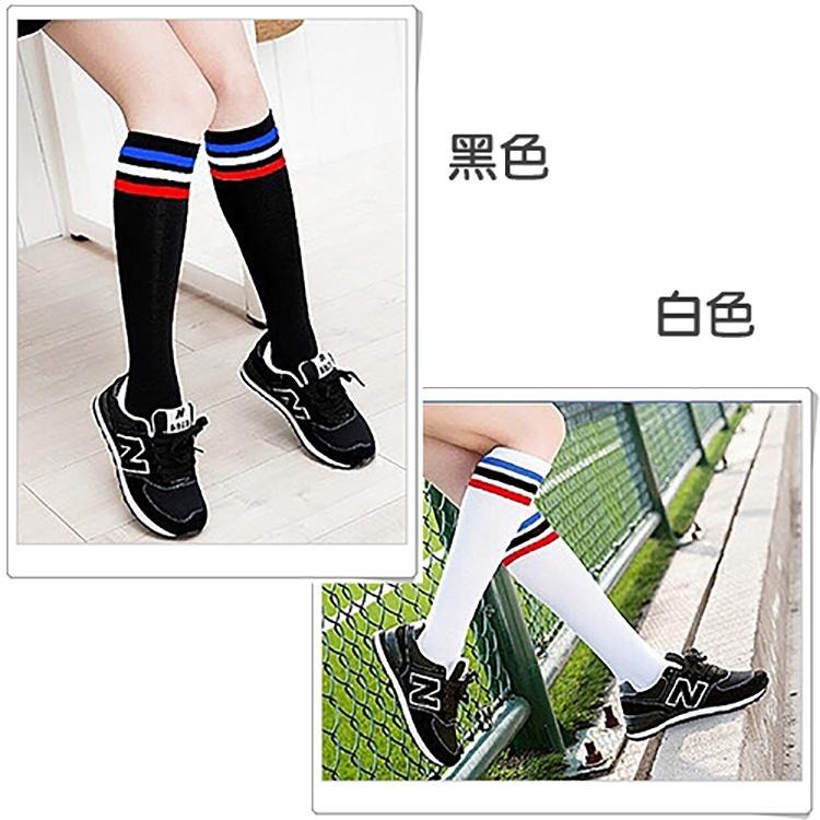 本之豐, MIT 足球襪/半統襪, 棉質細針半統條紋 款 - 普若Pro-細節圖2