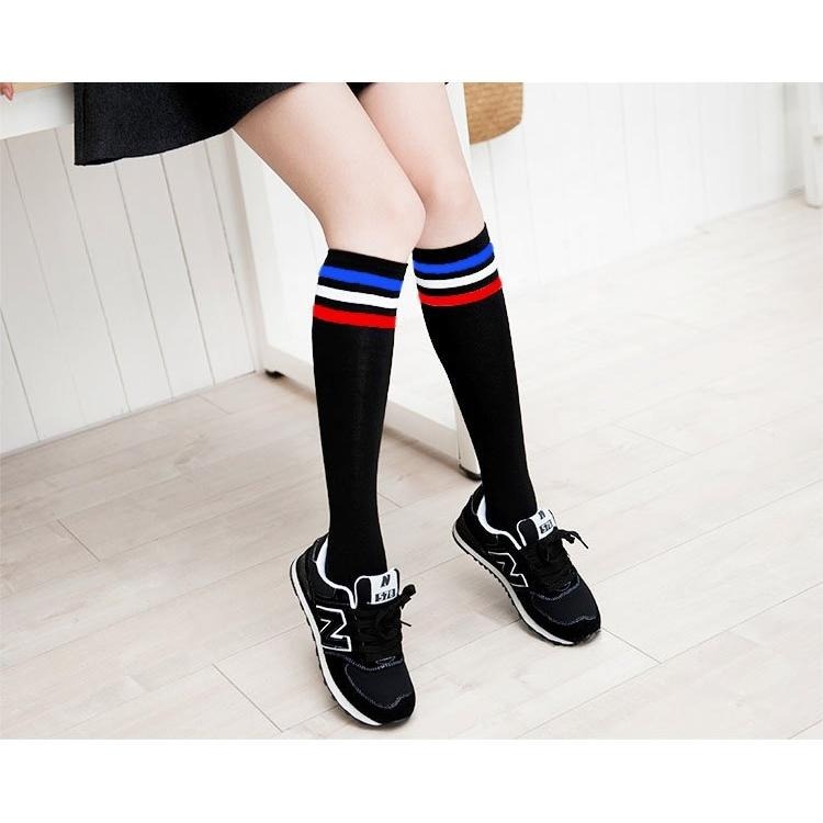 本之豐, MIT 足球襪/半統襪, 棉質細針半統條紋 款 - 普若Pro-細節圖4