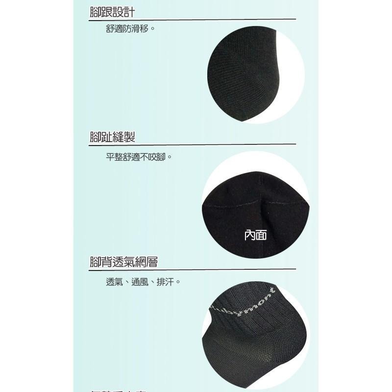 Rubymont 優品網, 運動襪, 第三代竹炭抗菌除臭無痕氣墊毛巾底 款(有加大尺碼)-細節圖5