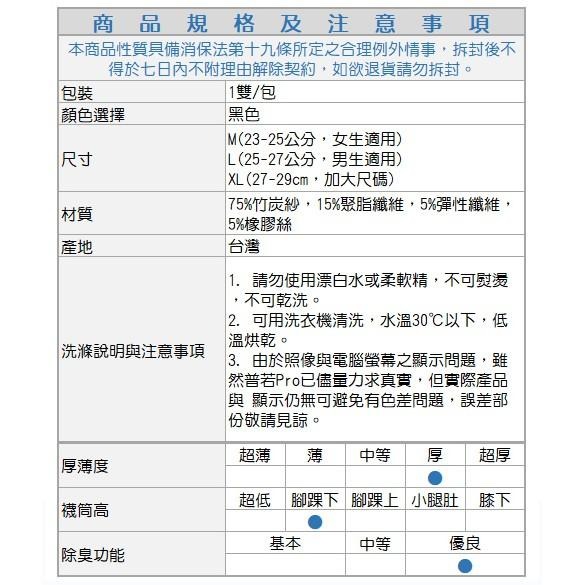 Rubymont 優品網, 運動船襪, 第三代竹炭抗菌除臭無痕氣墊毛巾底 款(有加大尺碼)-細節圖8