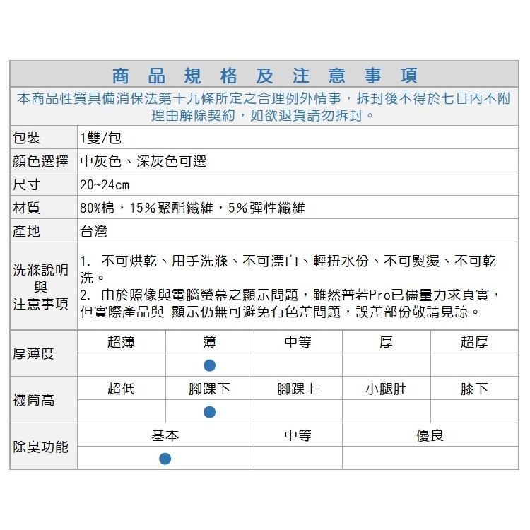 三合豐 ELF, 女性船襪/隱形襪, 精梳棉Y跟設計防脫落淺口 款-細節圖5