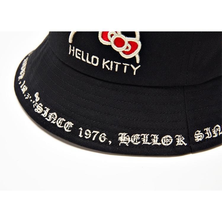 Hello Kitty 凱蒂貓, 盆帽/漁夫帽, Hello Kitty since 1976經典黑色 款-細節圖2