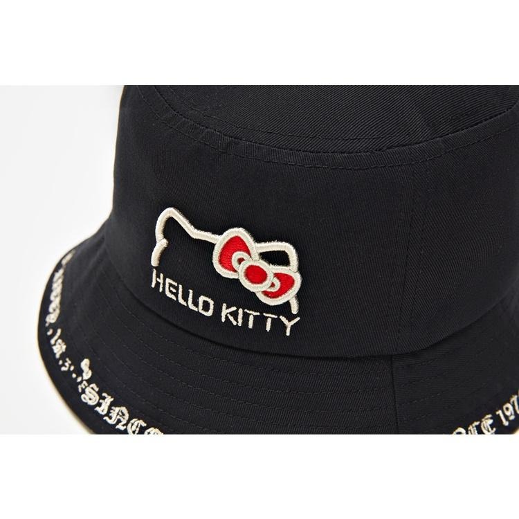 Hello Kitty 凱蒂貓, 盆帽/漁夫帽, Hello Kitty since 1976經典黑色 款-細節圖3