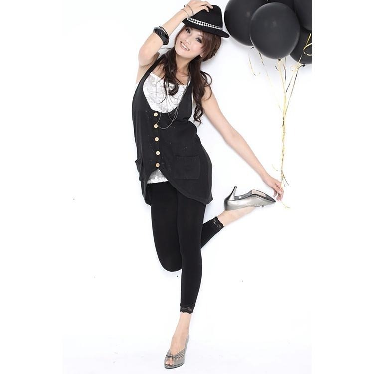 Roberta di Camerino 諾貝達, 九分/內搭褲襪, 時尚棉絨保暖蕾絲 款-細節圖2