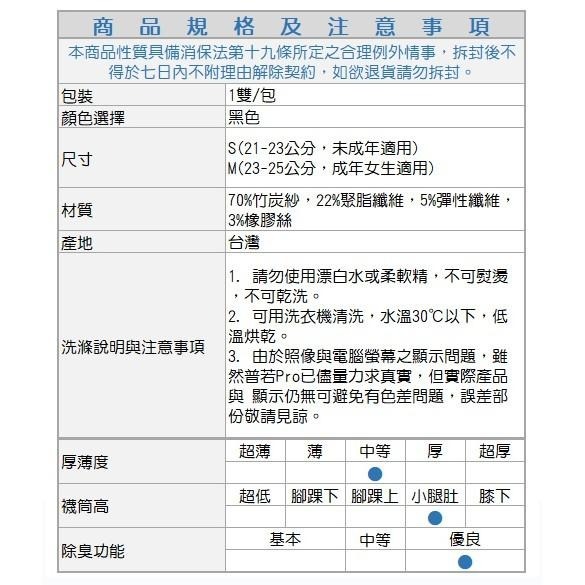 Rubymont 優品網, 休閒襪/學生襪, 第三代竹炭抗菌除臭無痕 款-細節圖6