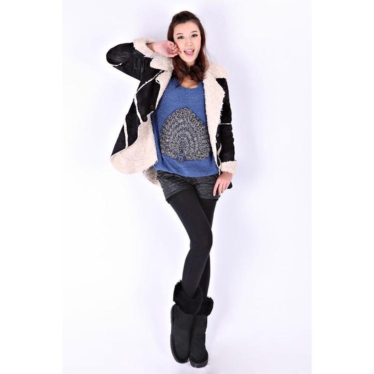 華貴, 褲襪, 加大內刷毛超柔保暖彈性 款 - 普若Pro品牌好襪子專賣館-細節圖2