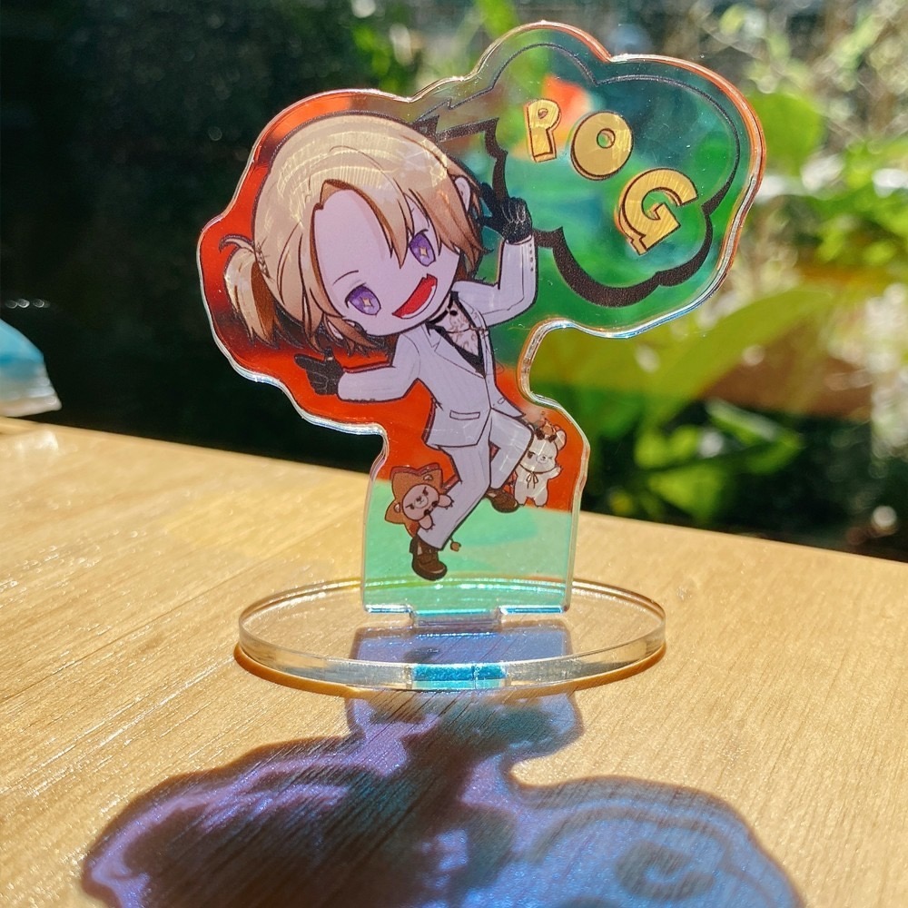 彩虹Ｖ館｜[單售]嚕卡POG彩虹炫光立牌LucaKaneshiro彩虹社-細節圖2