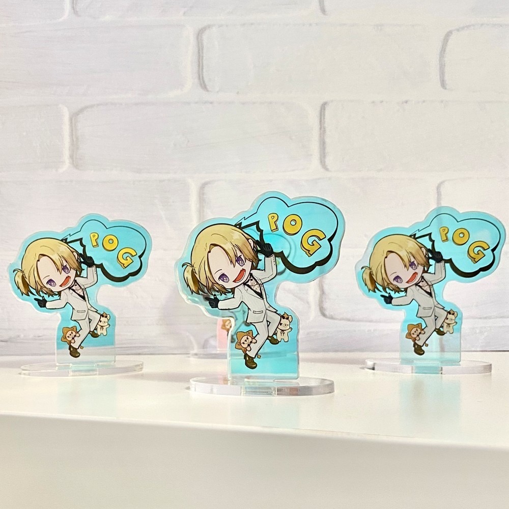 彩虹Ｖ館｜[單售]嚕卡POG彩虹炫光立牌LucaKaneshiro彩虹社-細節圖3
