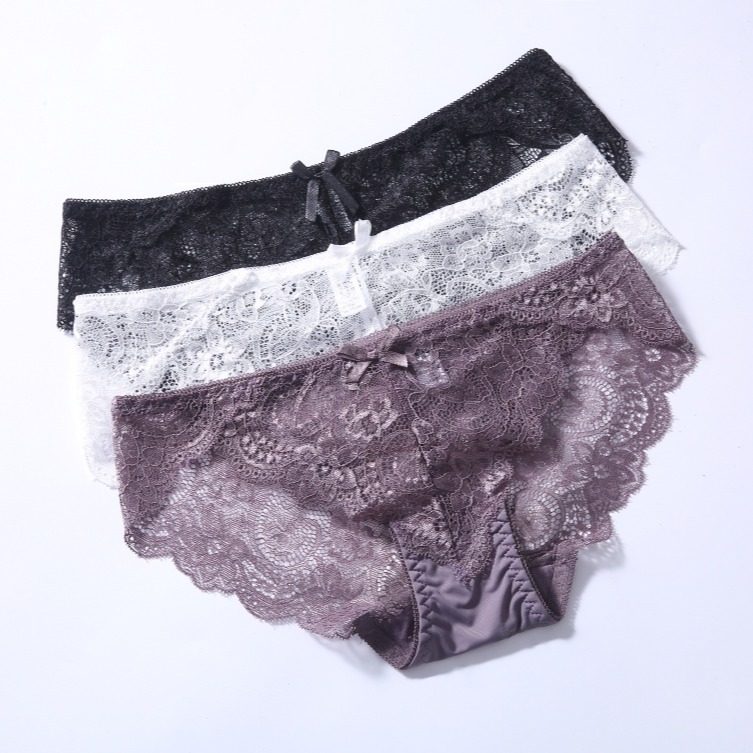 現貨□精緻雕花系列□浪漫花漾蕾絲內褲 低腰 蕾絲內褲 性感內褲 獨立包裝-細節圖2