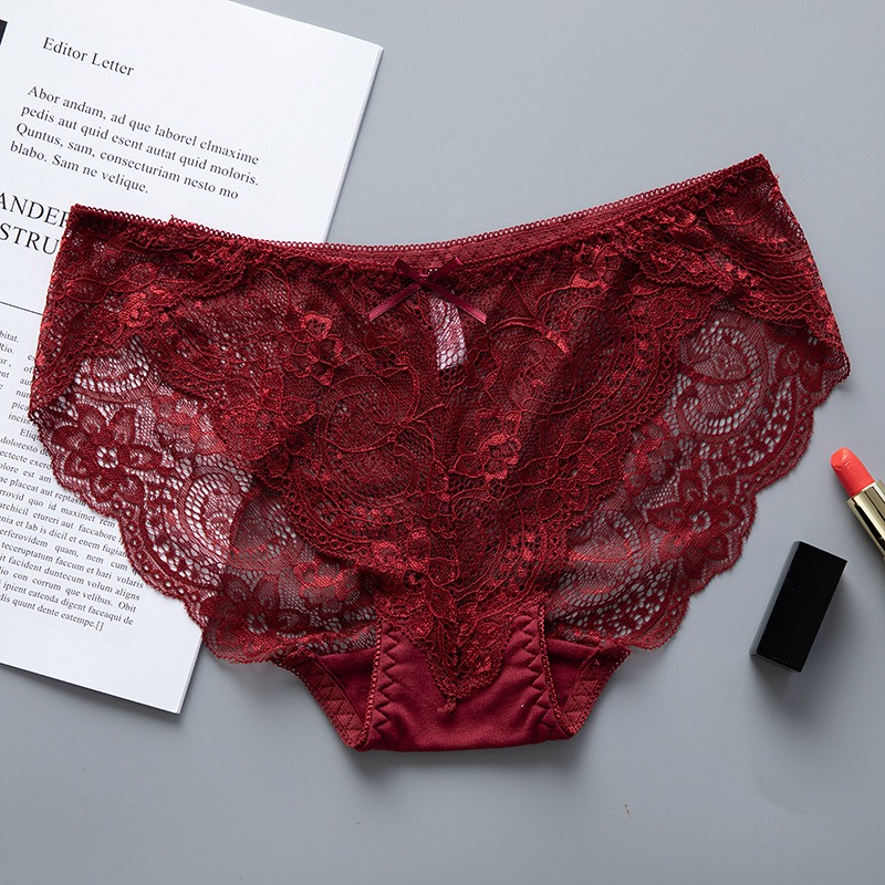 現貨□精緻雕花系列□浪漫花漾蕾絲內褲 低腰 蕾絲內褲 性感內褲 獨立包裝-細節圖3