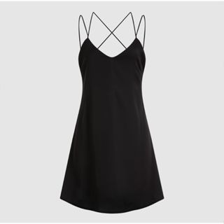 現貨□冰絲裸背款□誘惑雙肩帶緞面睡裙 四色可選 冰絲睡衣 性感睡衣 高質睡衣-細節圖8