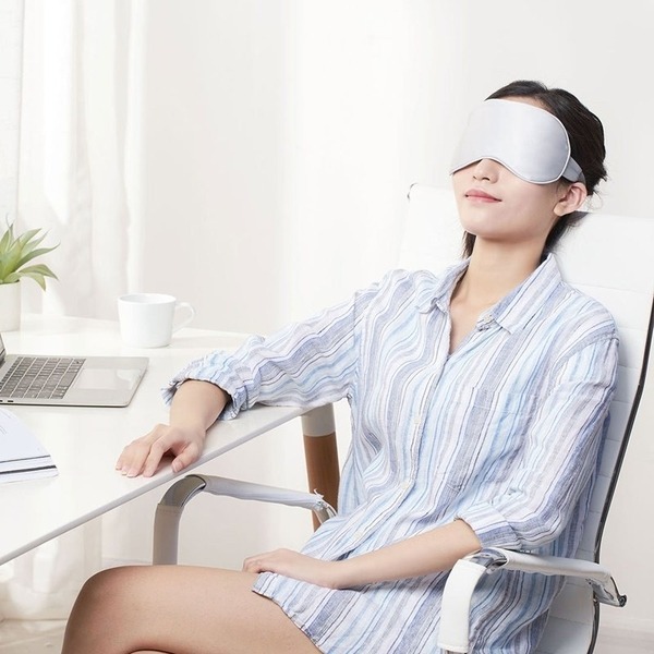 小米有品 小達熱敷護理眼罩 熱敷眼罩 發熱睡眠眼部遮光 插電式加熱護眼 保暖眼罩 睡覺眼罩-細節圖2