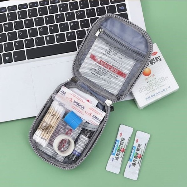 (小號)旅行醫藥包 外出藥袋 收納包 萬用包 零錢包 隨身包 旅行包 藥盒 小物包 收納 居家-細節圖5