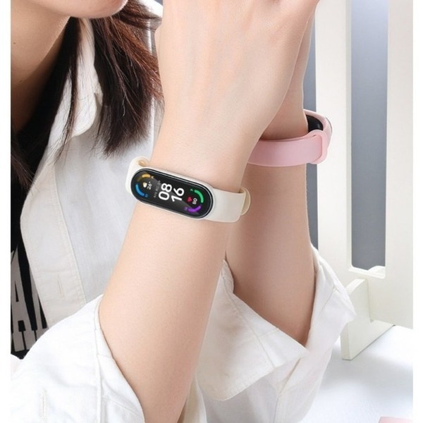 小米手環7錶帶 小米手環錶帶小米7 小米手環替換錶帶 NFC版智能運動矽膠腕帶 手環錶帶 小米手環5-細節圖4