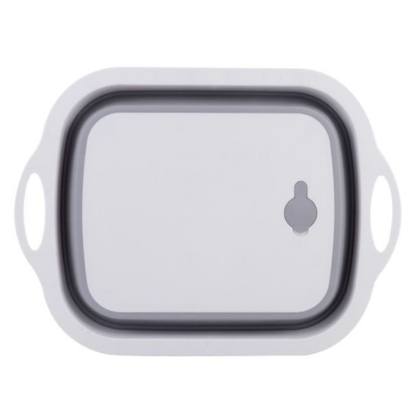 折疊多功能菜板防黴塑料砧板/切菜切水果砧板 瀝水籃 廚房洗菜籃-細節圖2