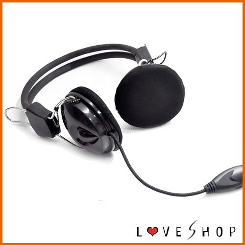 【Love Shop】網咖專用頭戴式耳罩式麥克風/耳機麥克風/超低單價/線控/不買可惜~