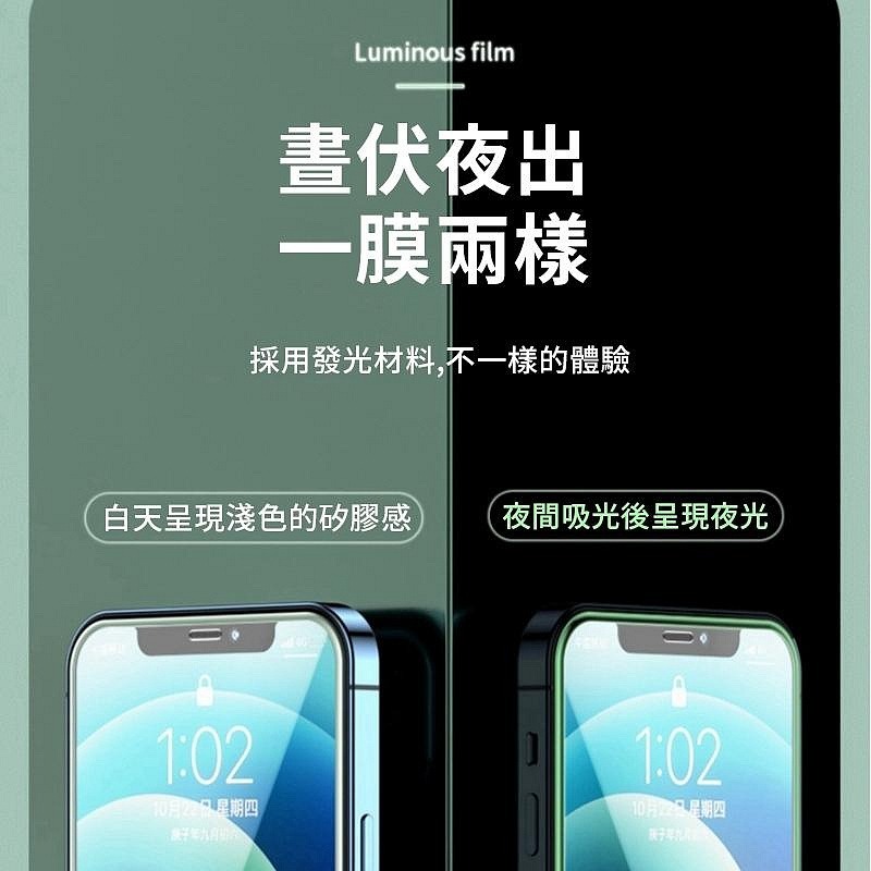 夜光防窺保護貼 手機玻璃貼 保護貼 防窺膜 蘋果15強化膜夜光防窺12手機iPhone14 13 夜光膜 鋼化膜-細節圖4