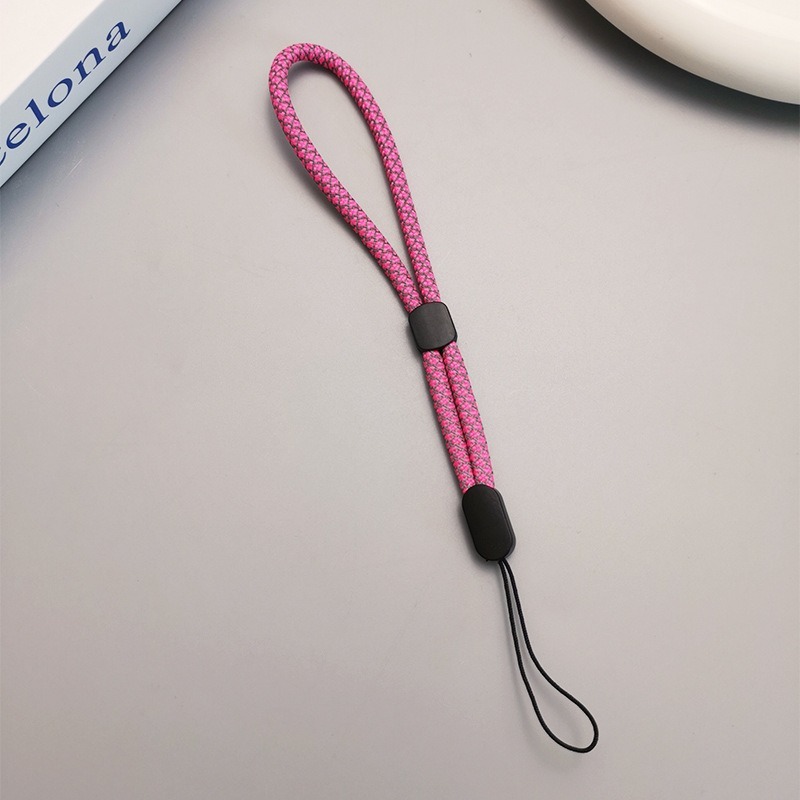 手機手腕短掛繩 螢光龍紋 手腕掛鏈 反光掛件手機殼掛繩 時尚簡約可調式 防丟手繩 手機手腕掛繩 手機掛繩夾片-細節圖6