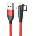 2米彎折充電線 180度數據線 TYPEC 3A 快充線 手遊傳輸線 L型充電線 適用於三星 安卓傳輸快充線-規格圖10