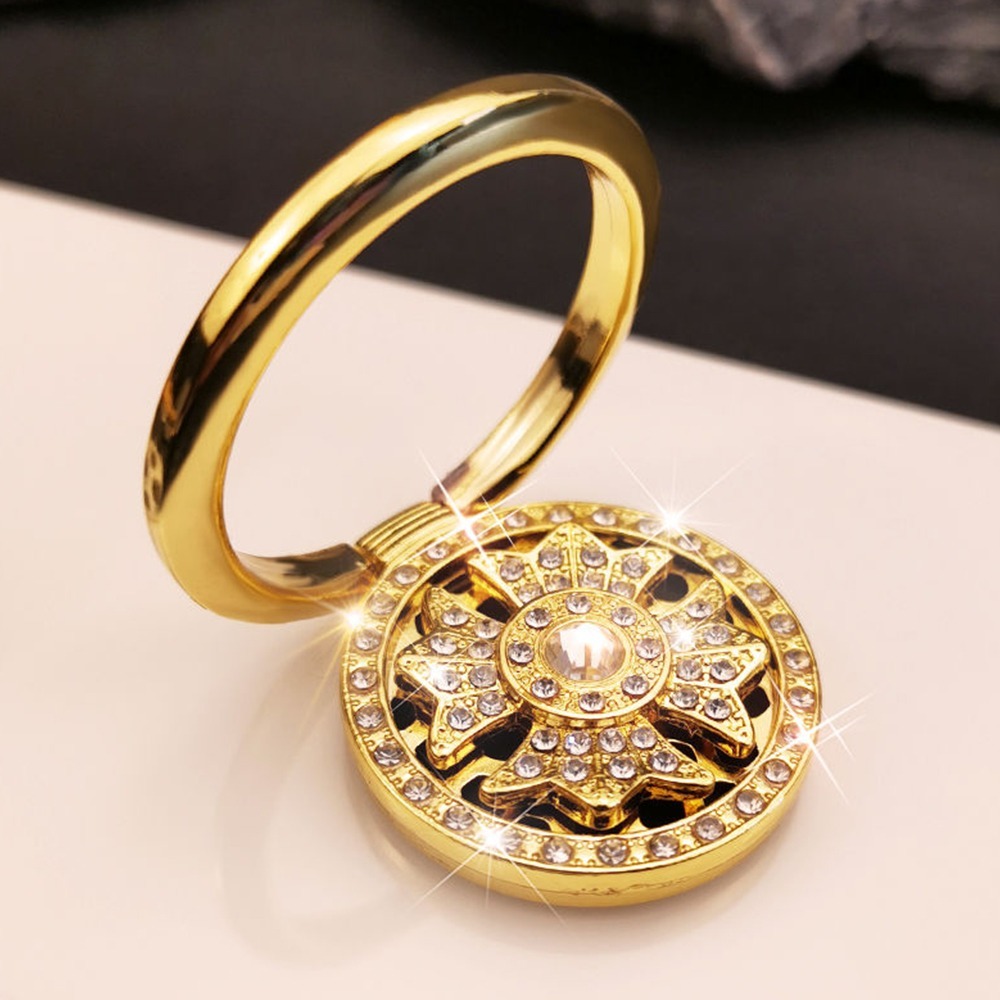 水鑽圓盤指環扣手機支架 粉紅水鑽 解壓支架 扣指環支架 指環扣手機殼 支撐架 手機殼後背貼-細節圖7