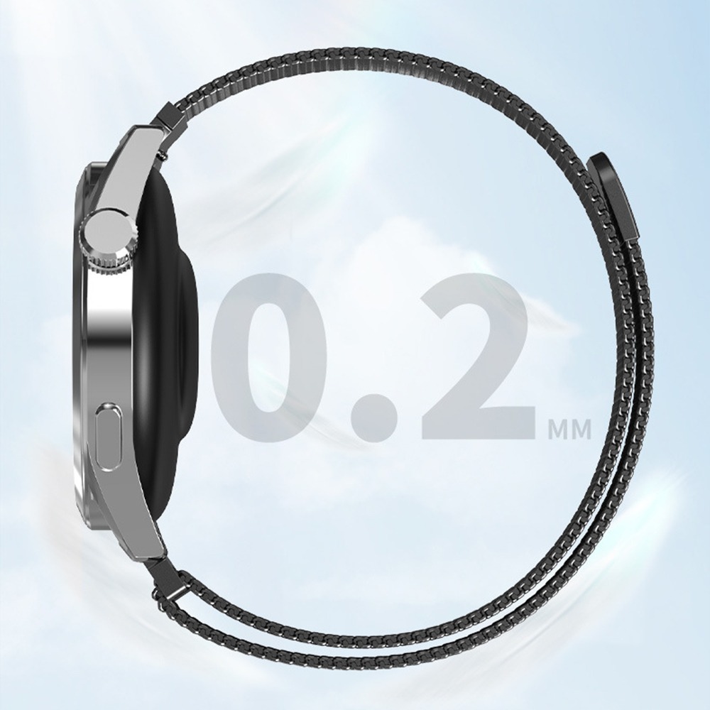 22mm 米蘭尼斯磁吸不鏽鋼錶帶 適用三星watch6/GTS5/Y22/P60/-細節圖5
