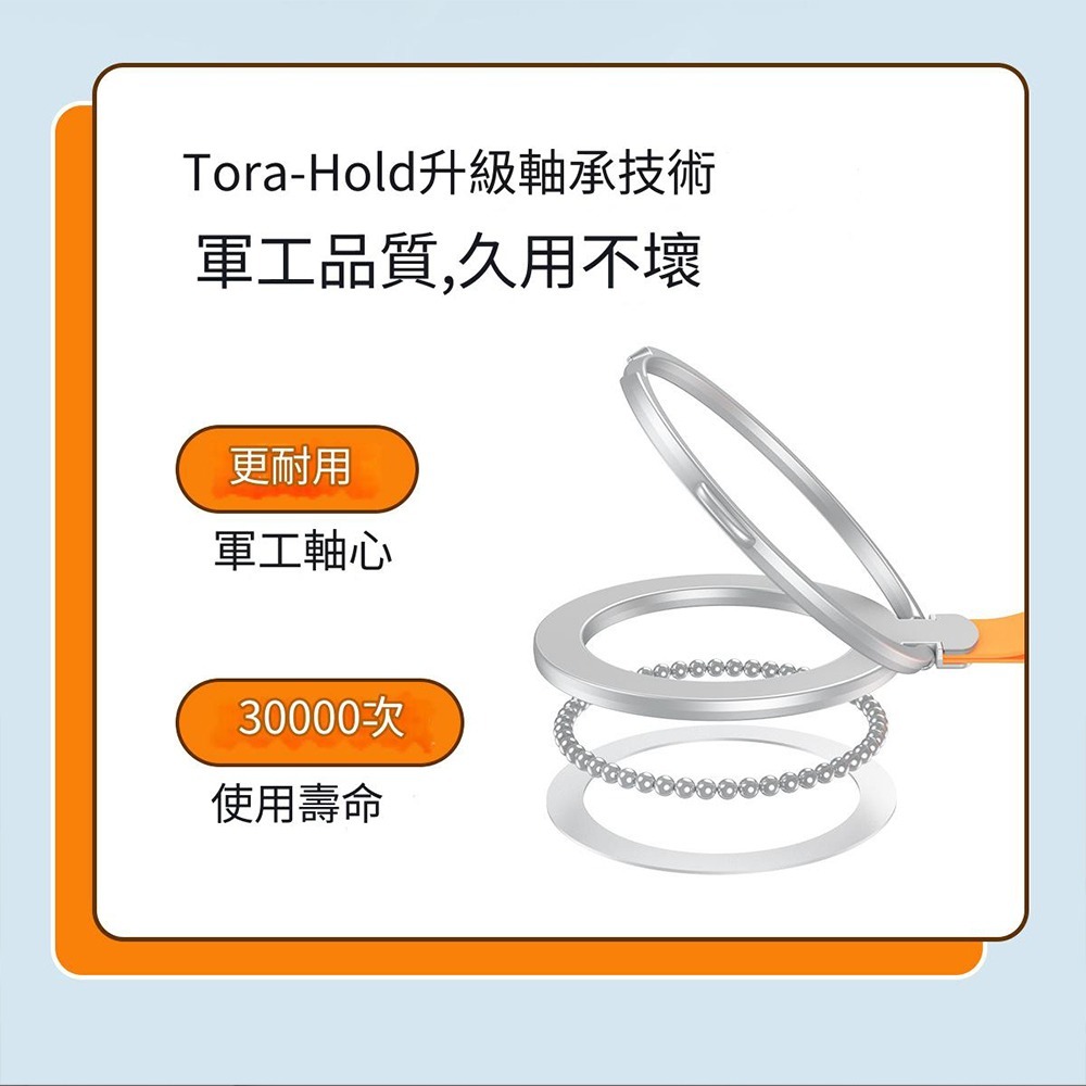 帶吊繩磁吸指環扣 magsafe磁吸手機支架 超薄折疊桌面支架 旋轉矽膠掛繩式指環扣支架 手機支架-細節圖7