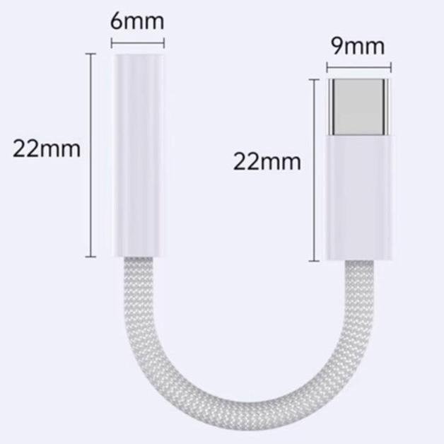 佰通 iPhone15音源接頭線 Type-C轉3.5mm圓孔 耳機轉接 耳機連接線 聽歌轉換器頭-細節圖9