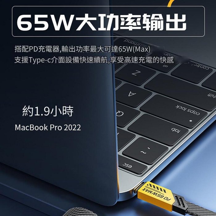 台灣原廠公司貨 Wekome 機甲系列 65W 二合一磁吸收納充電線 充電線 快充線 數據線WDC-26-細節圖5