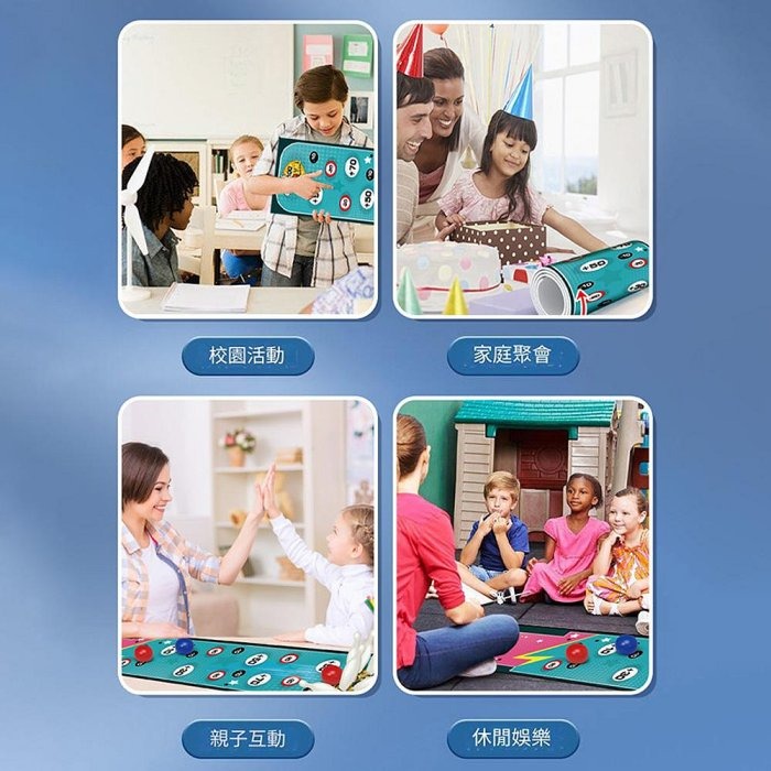 親子桌遊冰壺球 體育室內休閒親子互動 對戰保齡球 足球 兒童桌面遊戲玩具-細節圖3