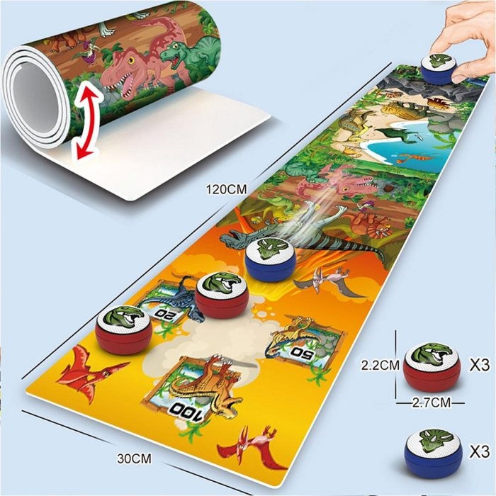 親子桌遊冰壺球 體育室內休閒親子互動 對戰保齡球 足球 兒童桌面遊戲玩具-規格圖10