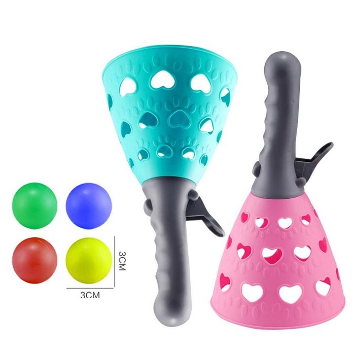 藍+粉紅款（2把手+4球） 133g