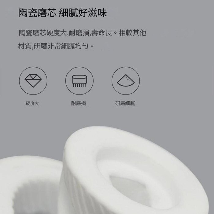 小米有品 火候 電動研磨器 家用廚房調味料 現磨黑白胡椒粒 花椒粉 玫瑰海粗鹽-細節圖5