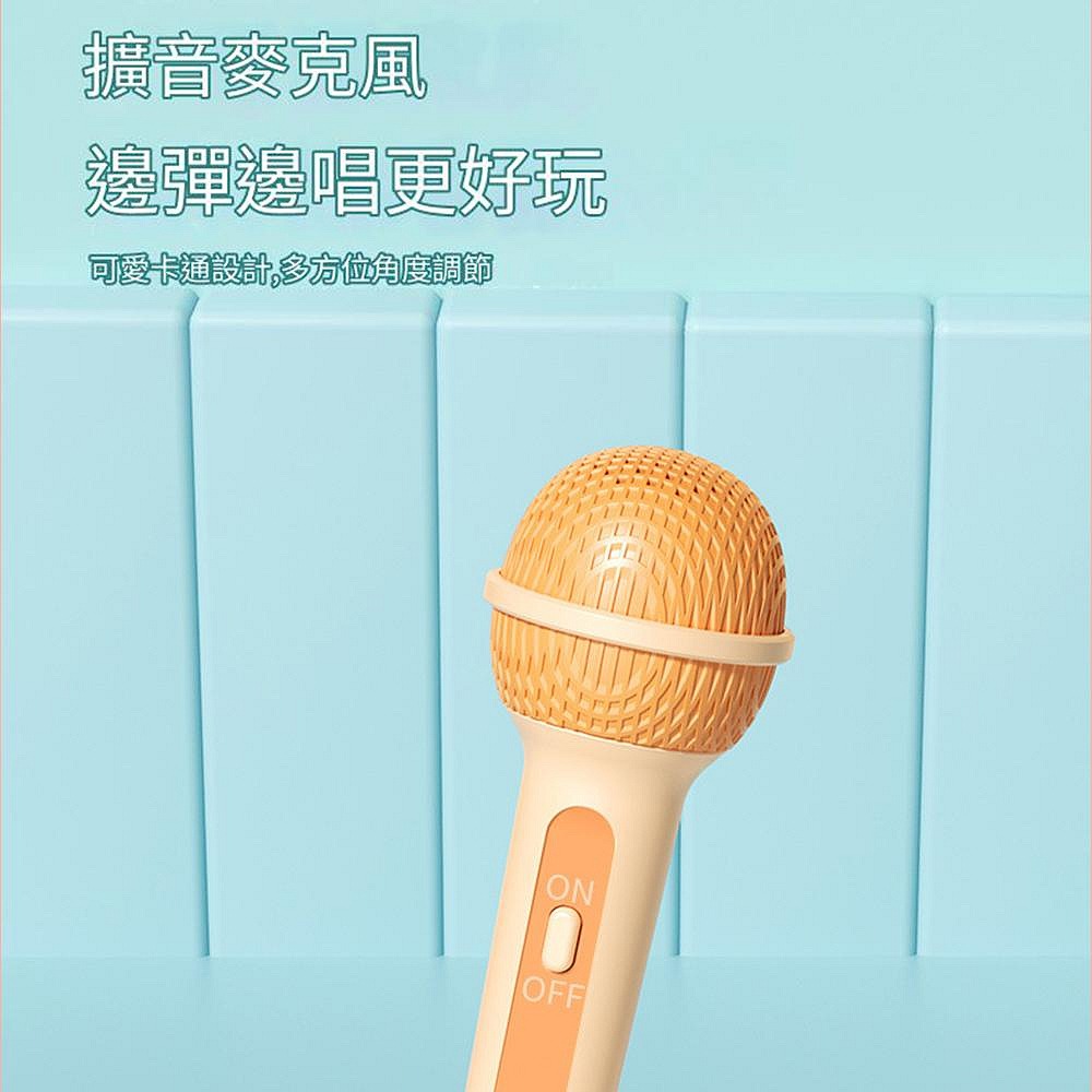 37鍵多功能電子鋼琴 附麥克風 兒童鋼琴玩具 可彈奏初學樂器 兒童電子琴 兒童鋼-細節圖8