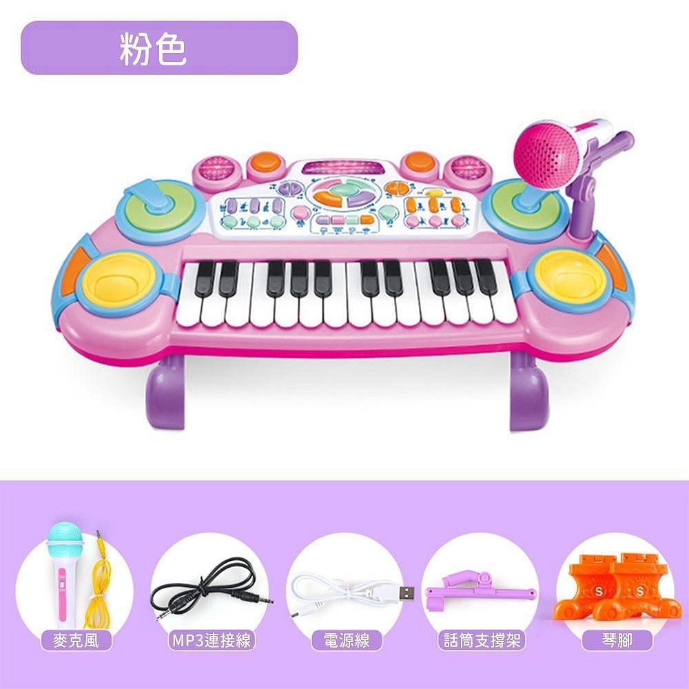 SQ1兒童電子琴 早教益智玩具 多功能電子琴 音樂玩具 寶寶鋼琴-規格圖11