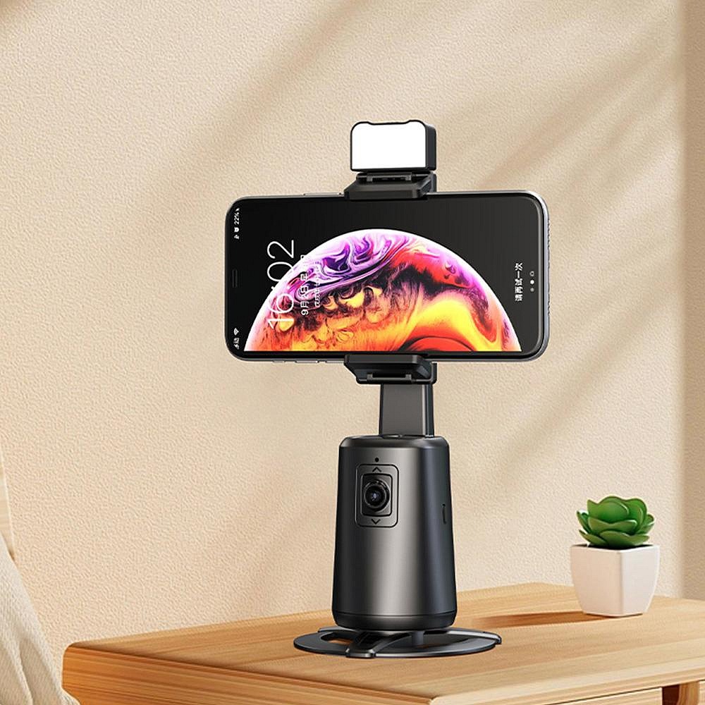 A200智能跟拍雲台手機支架 智慧人臉辨識追蹤 360度旋轉 防手震直播 全自動跟拍神器-細節圖10