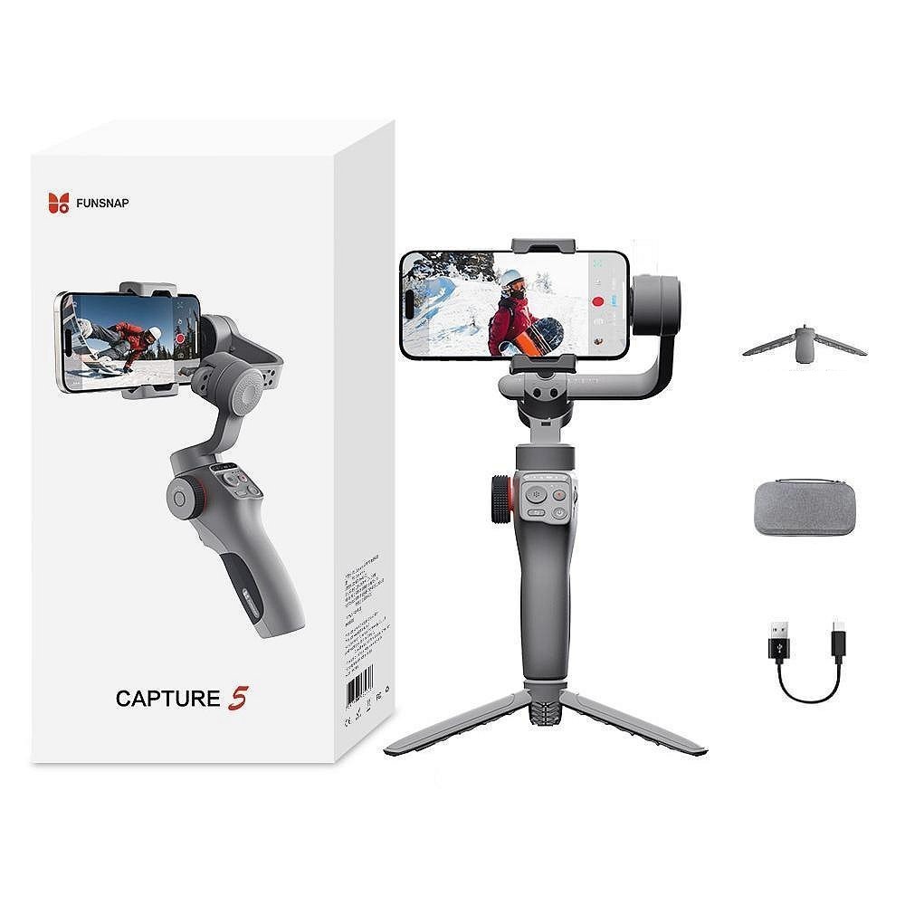 Funsnap 逗映Capture5 智能ai追蹤三軸穩定器 手機雲台 360°無限位-細節圖2